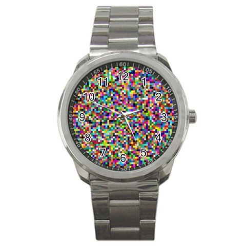 Color Sport Metal Watch from ArtsNow.com Front