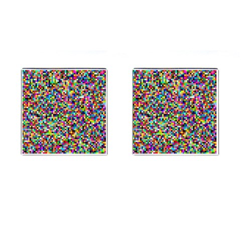 Color Cufflinks (Square) from ArtsNow.com Front(Pair)