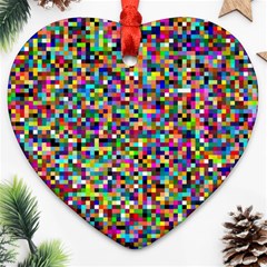 Color Heart Ornament (Two Sides) from ArtsNow.com Front