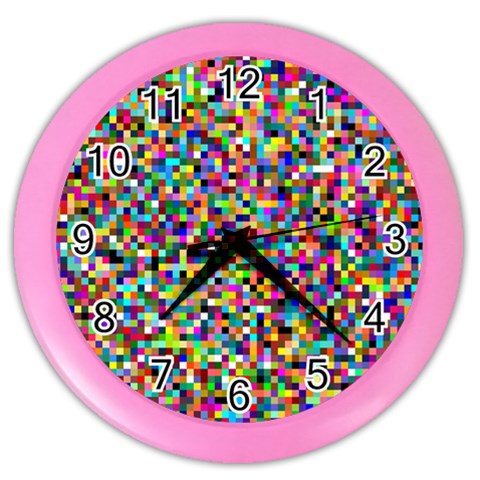 Color Wall Clock (Color) from ArtsNow.com Front