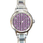 Retro Round Italian Charm Watch