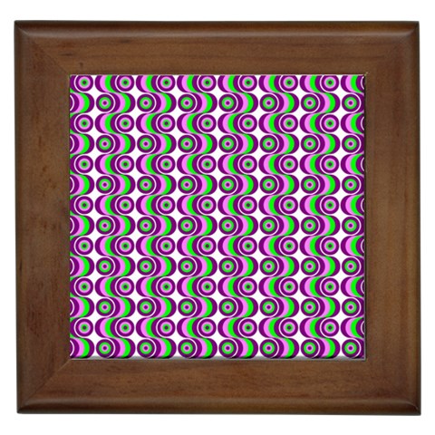 Retro Framed Ceramic Tile from ArtsNow.com Front