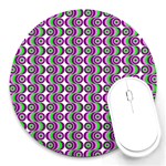 Retro 8  Mouse Pad (Round)