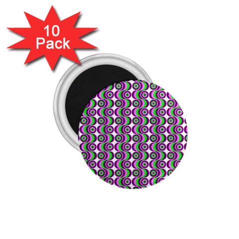 Retro 1.75  Button Magnet (10 pack) from ArtsNow.com Front