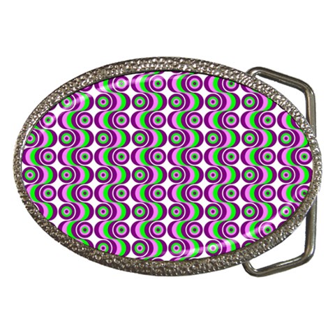 Retro Belt Buckle (Oval) from ArtsNow.com Front