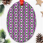 Retro Oval Ornament (Two Sides)