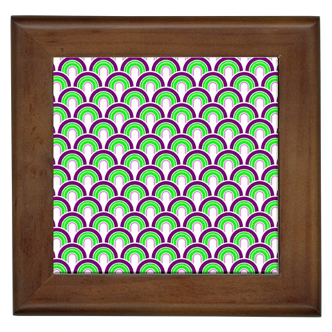 Retro Framed Ceramic Tile from ArtsNow.com Front