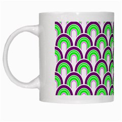 Retro White Coffee Mug from ArtsNow.com Left