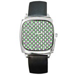 Retro Square Leather Watch