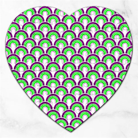 Retro Jigsaw Puzzle (Heart) from ArtsNow.com Front