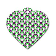 Retro Dog Tag Heart (Two Sided) from ArtsNow.com Front