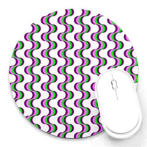 Retro 8  Mouse Pad (Round) from ArtsNow.com Front