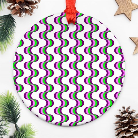 Retro Round Ornament from ArtsNow.com Front