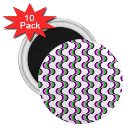 Retro 2.25  Button Magnet (10 pack) from ArtsNow.com Front