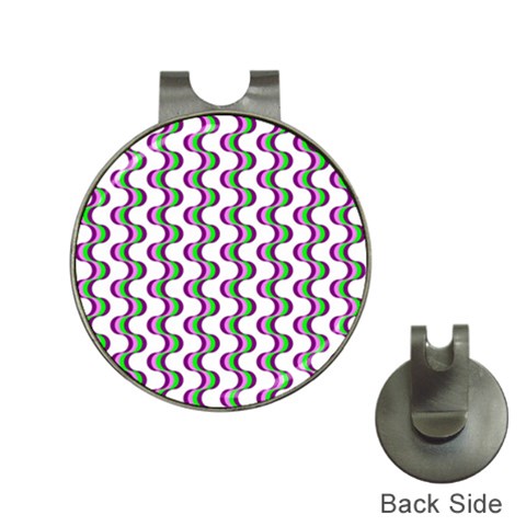 Retro Hat Clip with Golf Ball Marker from ArtsNow.com Front