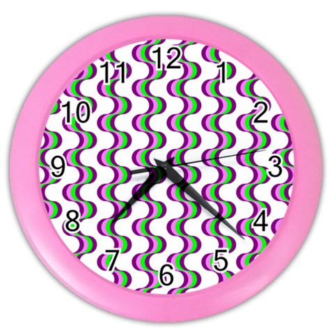 Retro Wall Clock (Color) from ArtsNow.com Front