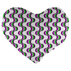 Retro 19  Premium Heart Shape Cushion from ArtsNow.com Front