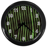 Zebra Wall Clock (Black)