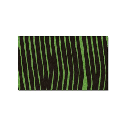 Zebra Sticker (Rectangular) from ArtsNow.com Front