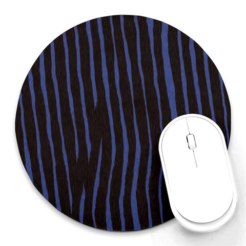 Zebra Round Mousepad from ArtsNow.com Front