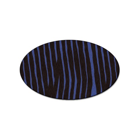 Zebra Sticker (Oval) from ArtsNow.com Front