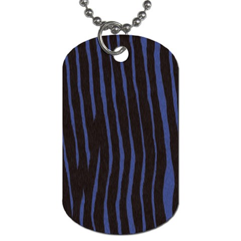 Zebra Dog Tag (One Side) from ArtsNow.com Front