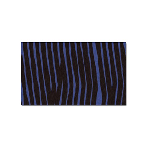 Zebra Sticker Rectangular (10 pack) from ArtsNow.com Front