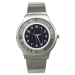 Zebra Stainless Steel Watch