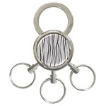 Tiger 3-Ring Key Chain