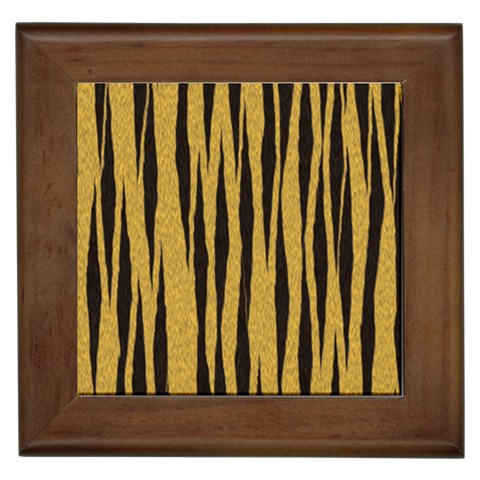 Tiger Framed Tile from ArtsNow.com Front