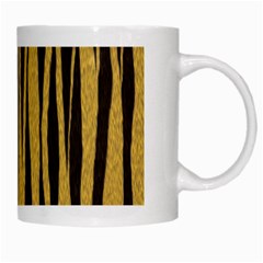 Tiger White Mug from ArtsNow.com Right