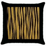 Tiger Throw Pillow Case (Black)