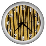 Tiger Wall Clock (Silver)