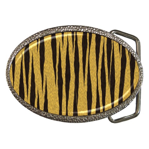 Tiger Belt Buckle from ArtsNow.com Front