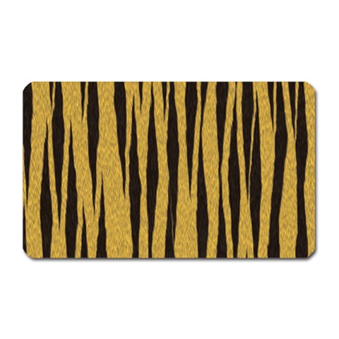 Tiger Magnet (Rectangular) from ArtsNow.com Front