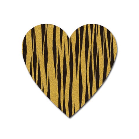 Tiger Magnet (Heart) from ArtsNow.com Front