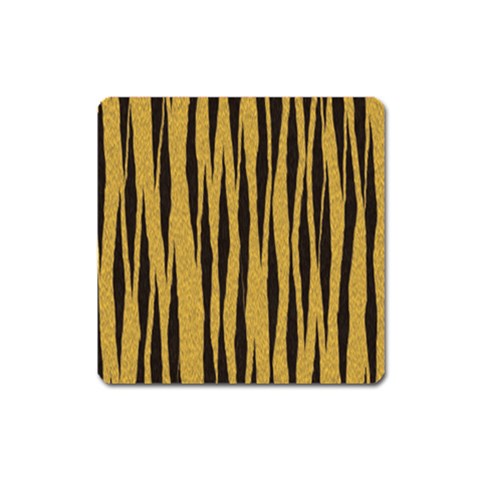 Tiger Magnet (Square) from ArtsNow.com Front