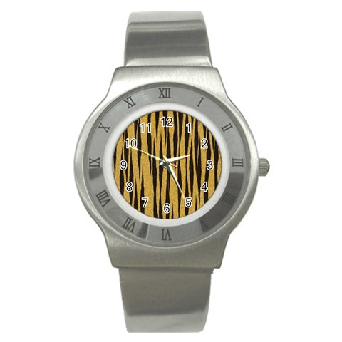 Tiger Stainless Steel Watch from ArtsNow.com Front