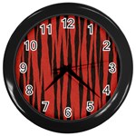 Tiger Wall Clock (Black)