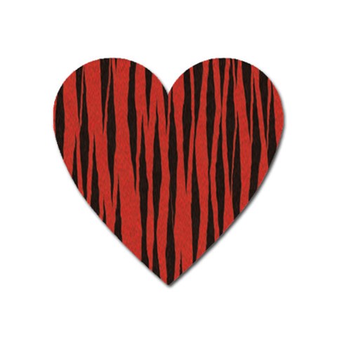 Tiger Magnet (Heart) from ArtsNow.com Front