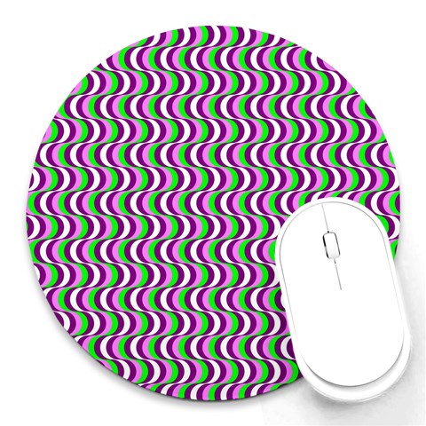 Pattern 8  Mouse Pad (Round) from ArtsNow.com Front