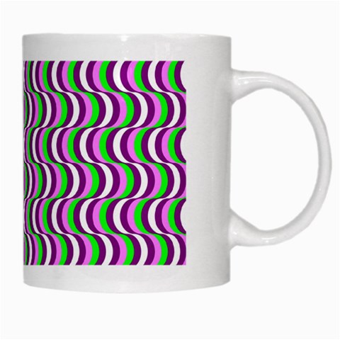 Pattern White Coffee Mug from ArtsNow.com Right