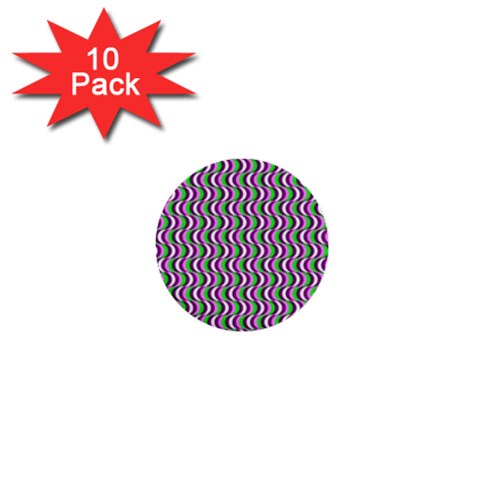 Pattern 1  Mini Button (10 pack) from ArtsNow.com Front