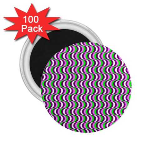 Pattern 2.25  Button Magnet (100 pack) from ArtsNow.com Front