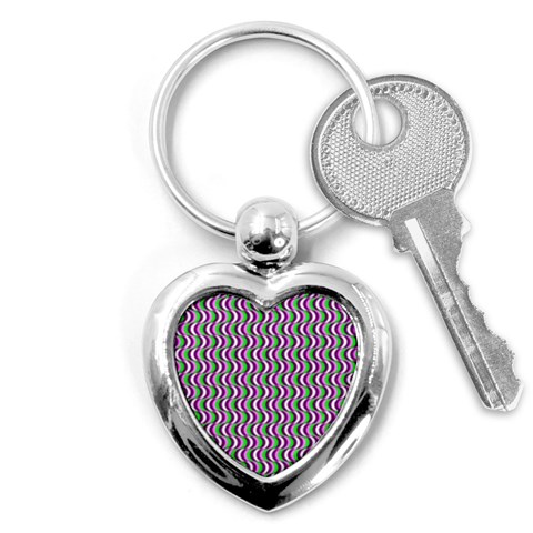 Pattern Key Chain (Heart) from ArtsNow.com Front