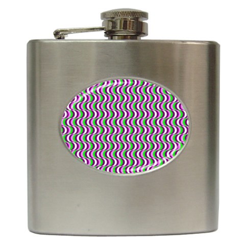 Pattern Hip Flask from ArtsNow.com Front