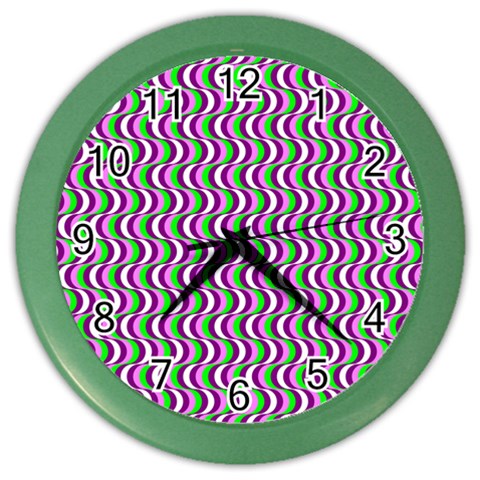 Pattern Wall Clock (Color) from ArtsNow.com Front