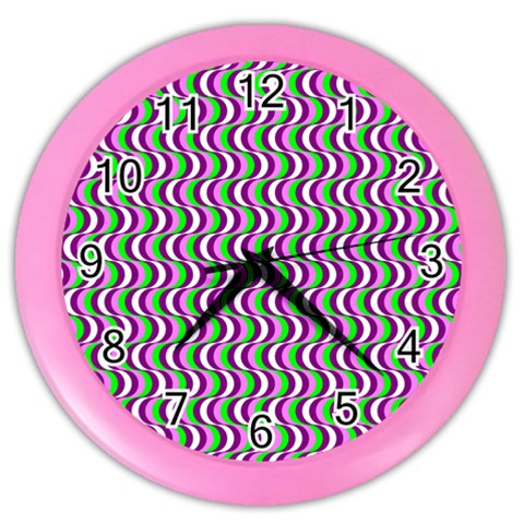 Pattern Wall Clock (Color) from ArtsNow.com Front