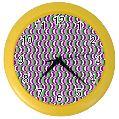 Pattern Wall Clock (Color) from ArtsNow.com Front