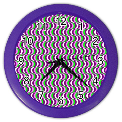 Pattern Wall Clock (Color) from ArtsNow.com Front